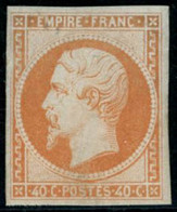 * N°16 40c Orange, Quasi SC - TB - 1853-1860 Napoléon III
