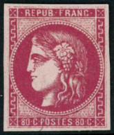 * N°49 80c Rose - TB - 1870 Ausgabe Bordeaux