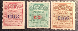 US Telegraph Stamps: Western Union Company 1871-94, Sc.16T10-11-13 VF Mint * O.g, Scarce ! (USA Telegraphe - Télégraphes