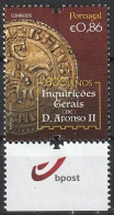 Portugal, 2020 - Inquirições Gerais De D. Afonso II, €0,86 -|- Mundifil - 5264 - Used Stamps