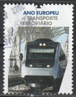 Portugal, 2021 - Ano Europeu Transporte Ferroviário, €2,50 -|- Mundifil - 5421 - Used Stamps