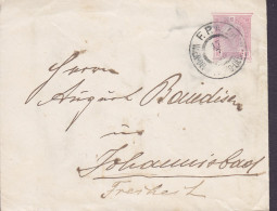 Austria Postal Stationery Ganzsache 10 H Franz Joseph Cover Umschlag WIEN F.P.A. 1900 JOHANNISBAD (Arr.) (2 Scans) - Omslagen