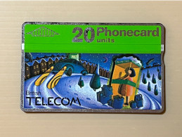 Mint UK United Kingdom - British Telecom Phonecard - BT 20 Units Taxi At Phone Booth - Set Of 1 Mint Card - Collections
