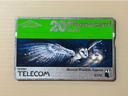 Mint UK United Kingdom - British Telecom Phonecard - BT 20 Units Wildlife Appeal OWL - Set Of 1 Mint Card - Collections