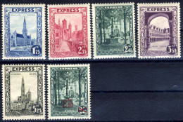 * 1929-32, Expressserie 4 Werte, Ein Ergänzungswert Und Ein Wert Mit Aufdruck, Gefalzt, Mi. 266-269,304,325 - Otros & Sin Clasificación