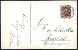 Cover 1918, Neujahrs-Karte Von Koblenz Am 2.1. Frankiert Mit 3+2 C Walliserin, Mi. 133 - Otros & Sin Clasificación