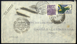 Cover 1935/36, Lot Sechs Frankierte Briefe Nach Italien Bzw. Deutschland - Sonstige & Ohne Zuordnung