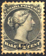 * 1873, Königin Viktoria, ½ C Schwarz, Gez. 11½:12 Ungebraucht, SG 62 Mi. 16 C - Otros & Sin Clasificación