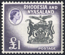 ** 1959, Complete Set 15 Pieces, Mi. 19-33 / 130,- SG 18-33 - Rodesia & Nyasaland (1954-1963)