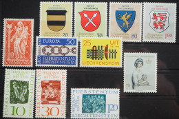 1965 Liechtenstein; Jahrgang In Den Hauptnummern Komplett, **/MNH, ME 23,- - Autres & Non Classés