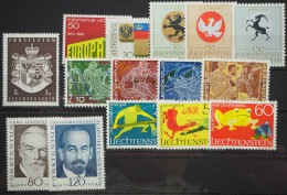 1969 Liechtenstein; Jahrgang In Den Hauptnummern Komplett, **/MNH, ME 20,- - Andere & Zonder Classificatie