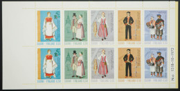 1972 Finnland; Markenheftchen Trachten, Postfrisch/MNH, MH 6, ME 30,- - Altri & Non Classificati