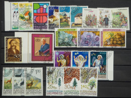 1986 Liechtenstein; Jahrgang In Den HN Komplett, Gestempelt, ME 30,- - Autres & Non Classés