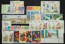 1990 Irland; Jg. Mit 729/32 ADE, Ohne 703/04 + 708/11, **/MNH, ME 62,- - Other & Unclassified