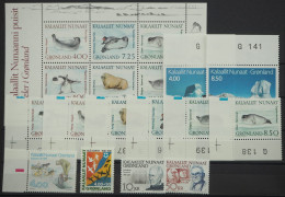 1991 Grönland; In Den Hauptnummern Kompletter Jahrgang, **/MNH, ME 65,- - Other & Unclassified