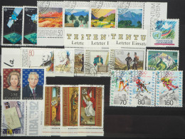 1991 Liechtenstein; Jahrgang In Den HN Komplett, Gestempelt, ME 38,- - Autres & Non Classés