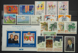 1992 Liechtenstein; Jahrgang In Den HN Komplett, Postfrisch/MNH, ME 44,- - Sonstige & Ohne Zuordnung