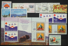 1993 Grönland; In Den Hauptnummern Kompletter Jahrgang, **/MNH, ME 49,- - Autres & Non Classés