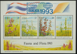 1993 Irland; Block Orchideen In Type II, Postfrisch/MNH, Bl. 10 II, ME 18,- - Andere & Zonder Classificatie