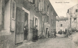 St Jalle * Rue Et La Poste Du Village * Boulangerie PETIT * Villageois - Sainte-Jalle