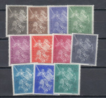 Romania 1939 Accession Of King Carol - MH Set (2-12) - Unused Stamps