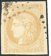 No 43Bc, Bistre Jaune-citron, Jolie Pièce. - TB - 1870 Emisión De Bordeaux