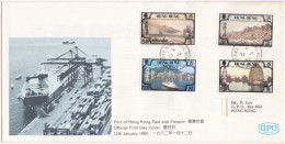 HONG KONG - FDC -  BUSTA  PRIMO GIORNO  - 1982 - FDC