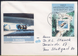 GERMANY - DEUTSCHE - FDC 1991 - BOBSPORT  BOB - 1991-2000