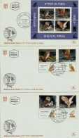 ISRAEL 1987 FDC YEAR SET WITH S/SHEETS - SEE 5 SCANS - Lettres & Documents