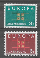 Luxembourg 1963.  Europa Mi 680-81  (**) - 1963