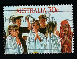 1986 Christmas Michel AU 1008 Stamp Number AU 1008a Unificato AU 1034B Brusden-White AU 1180c Used - Used Stamps