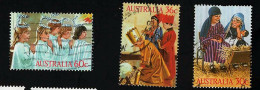 1986 Christmas Michel AU 1005A  - 1007 Stamp Number AU 1005 - 1007  Yvert Et Tellier AU 981 - 983 Used - Usati