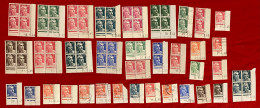 France - Type Marianne - Lot De Coins Datés - Coin Daté - 1940-1949