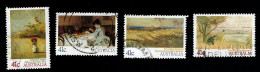 1989 Paintings  Michel AU 1161 - 1164 Stamp Number AU 1149  - 1152 Yvert Et Tellier AU 1124  - 1127 Used - Usati