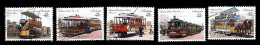1987 Historic Trams  Michel AU 1172 - 1176 Stamp Number AU 1154 - 1158 Yvert Et Tellier AU 1130 - 1134 Used - Usati