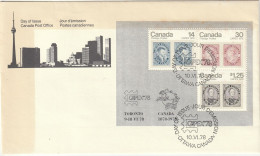 Canada First Day Cover 1978 "Capex 78 - International Stamp Exhibition" SG CA914a - First Flight Covers