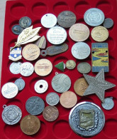 SMALL GROUP / COLLECTION / LOT JETONS MEDALS 36 Pc 495 G  #xx32 003 - Sammlungen & Sammellose