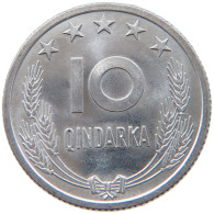 ALBANIA 10 QINDARKA 1969  #MA 066607 - Orientales