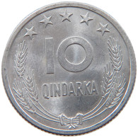 ALBANIA 10 QINDARKA 1964  #MA 066609 - Orientales