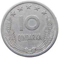 ALBANIA 10 QINDARKA 1964  #MA 098875 - Orientales