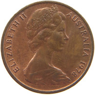 AUSTRALIA CENT 1978 ELIZABETH II. (1952-2022) #MA 066516 - Cent