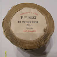 Rouleau De 10 Mètres Fixes De Rayonne Infroissable RHODIA (Acétate) - VINTAGE - Spitzen Und Stoffe