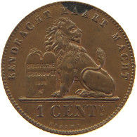 BELGIUM CENTIME 1887 LEOPOLD II. 1865-1909 #MA 104553 - 1 Cent