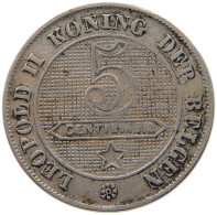 BELGIUM 5 CENTIMES 1901 LEOPOLD II. 1865-1909 #MA 099834 - 5 Cents