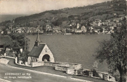 SUISSE - Kussnacht Am Rigi Mit Konigin Astrid-Kapelle - Carte Postale Ancienne - Küssnacht