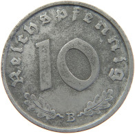 DRITTES REICH 10 PFENNIG 1943 B  #MA 102666 - 10 Reichspfennig