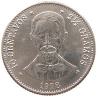 DOMINICAN REPUBLIC 10 CENTAVOS 1978  #MA 063124 - Dominicana