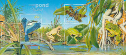 Australia Mini Sheet 1999   "Pond Life"   Sev:AU FDC1778ms - Sheets, Plate Blocks &  Multiples