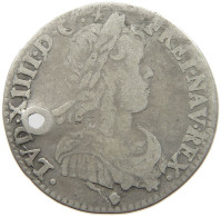 FRANCE 1/12 ECU 1658 D LOUIS XIV. (1643–1715) #MA 021418 - 1643-1715 Luis XIV El Rey Sol
