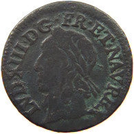 FRANCE DOUBLE TOURNOIS 1643 A LOUIS XIII #MA 001676 - 1610-1643 Ludwig XIII. Der Gerechte